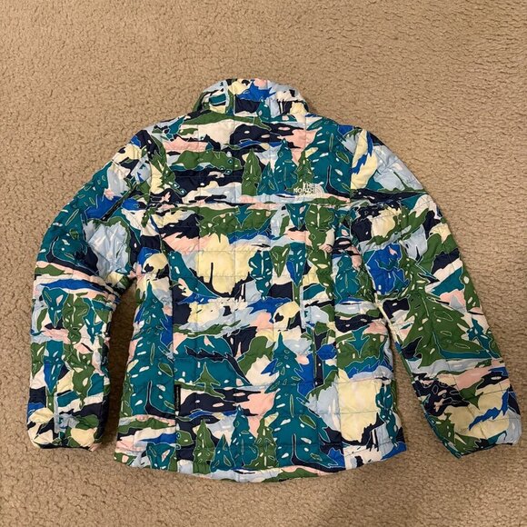 The North Face Girl ThermoBall Camo Eco Jacket Size 6 - Picture 6 of 6